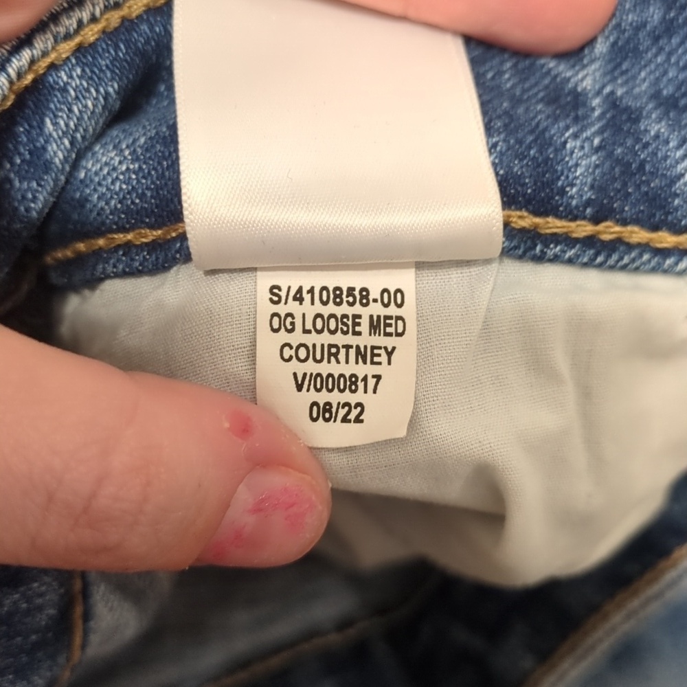 Old Navy O.G. Loose medium blue Courtney high rise jeans - Picture 12 of 13
